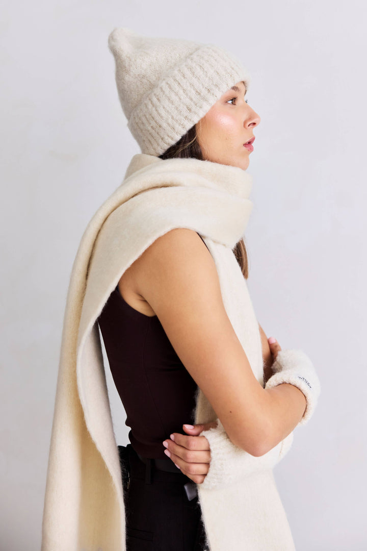 The Reykjavik Beanie Hat - Pebble Beige