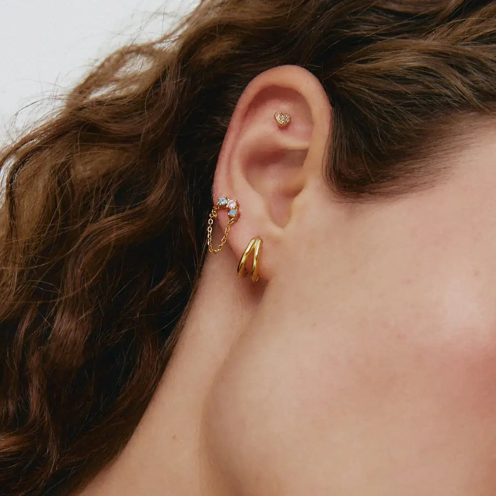 XOXO Huggie Hoop Earring
