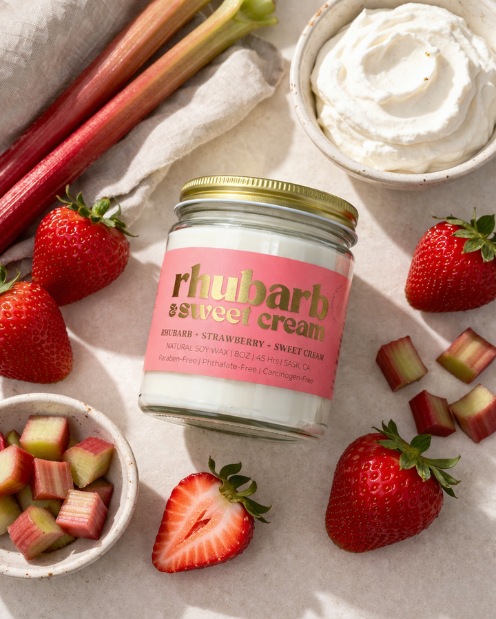 RHUBARB & SWEET CREAM | SUMMER