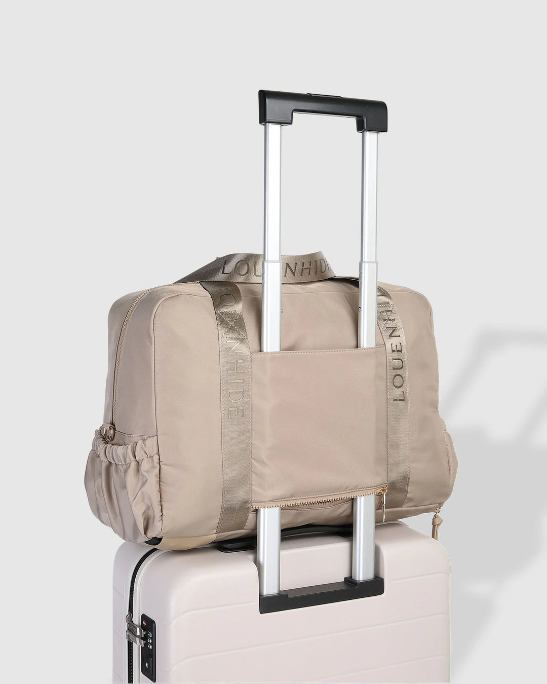 Jenn Nylon Travel Bag - Beige