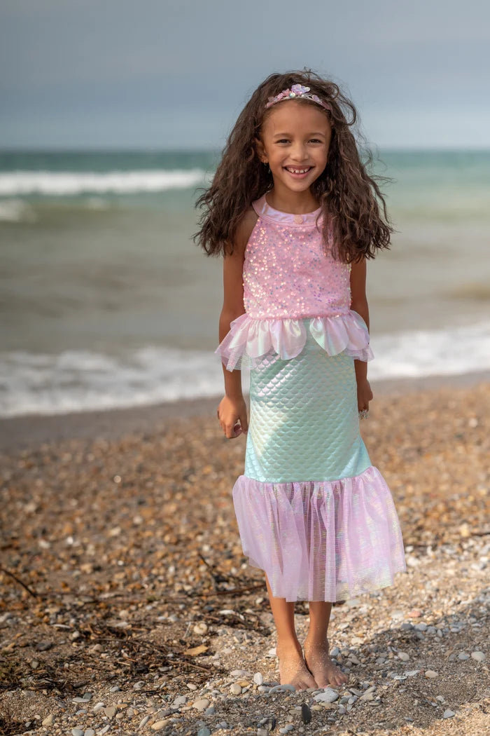 Misty Mermaid Dress- Pink