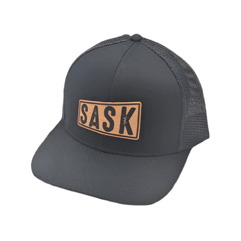 Sask Classic Snapback Hat - Black