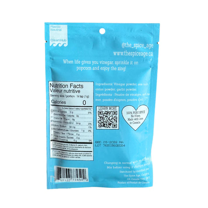 Salt And Vinegar Popcorn Seasoning