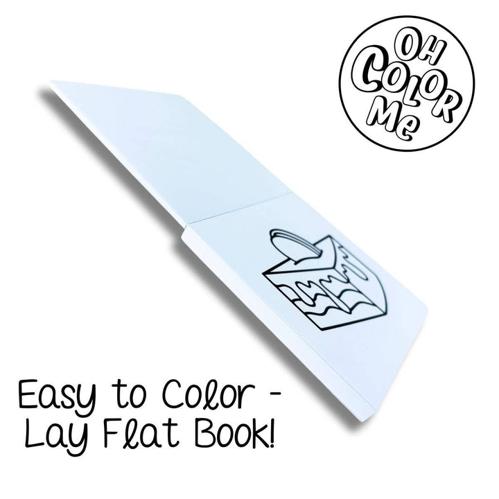 Positive Words Mini Colouring Book