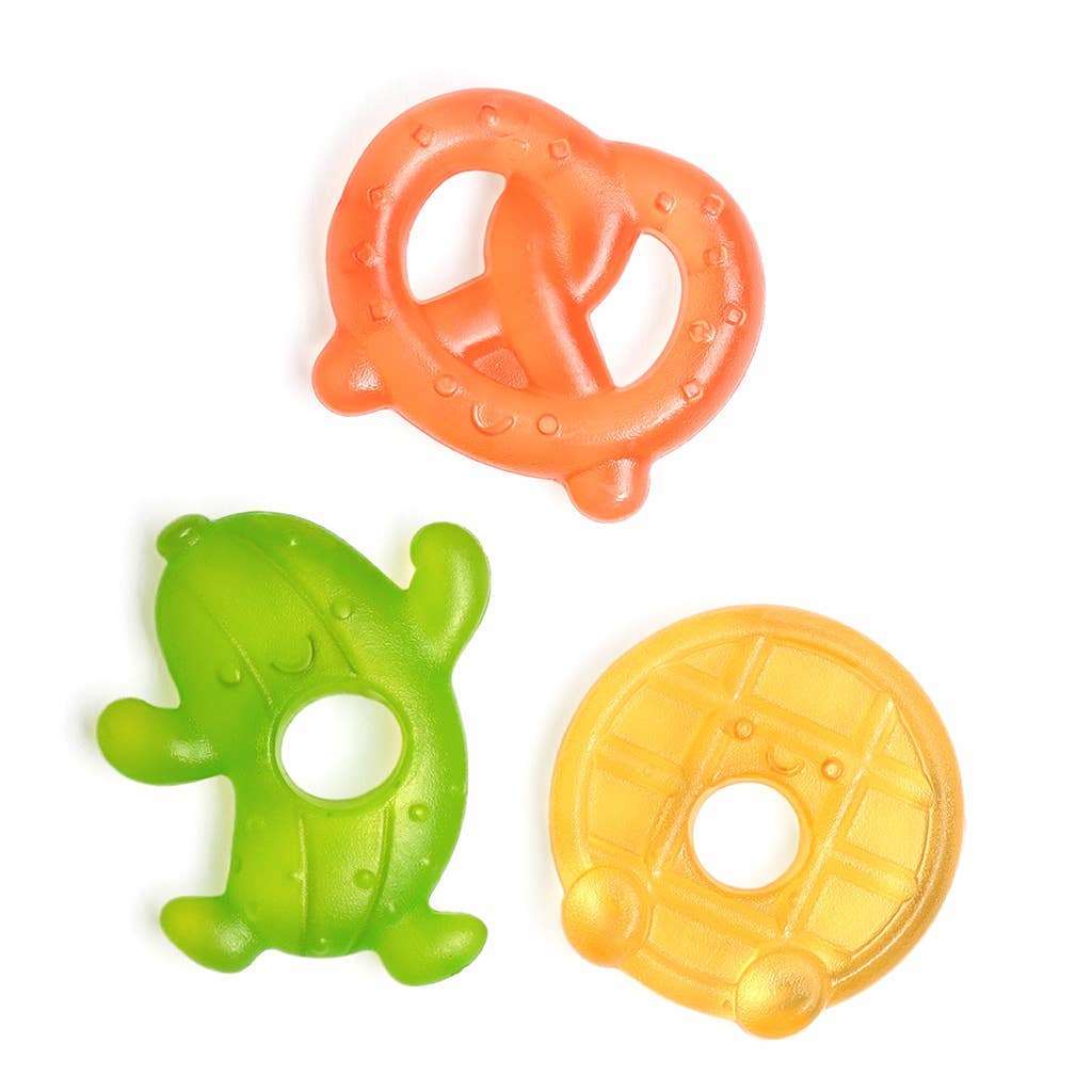 Cutie Coolers™ Water Filled Teethers: Silly Foods
