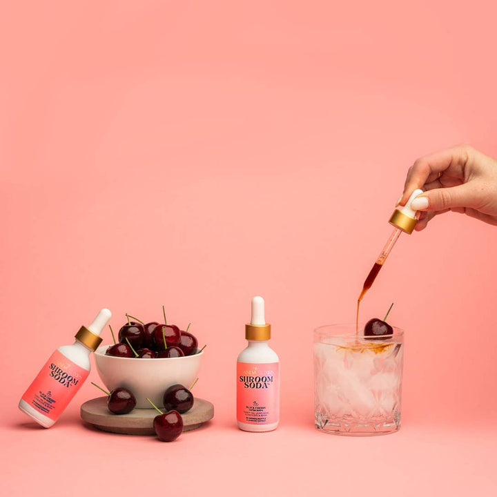 Shroom Soda: Black Cherry