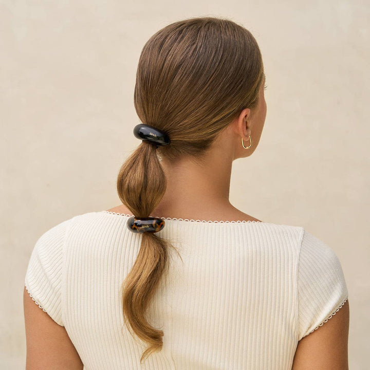 Black & Tort Cloud Cuffs - Medium