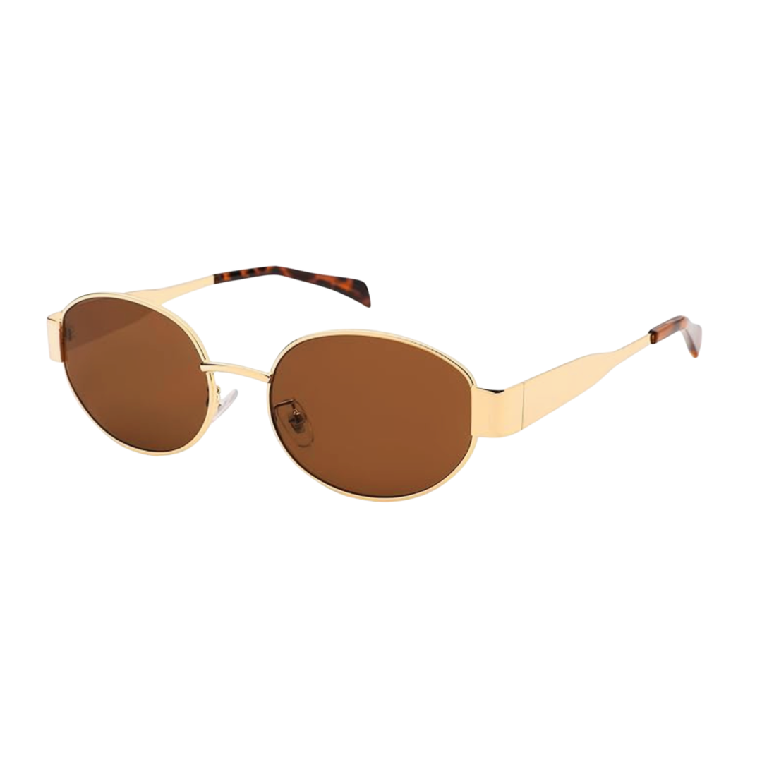 KENDALL II Sunglasses: GOLD/BROWN