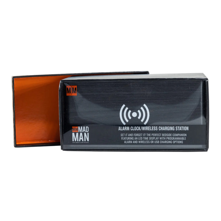 Alarm Clock With Wireless Charging Station