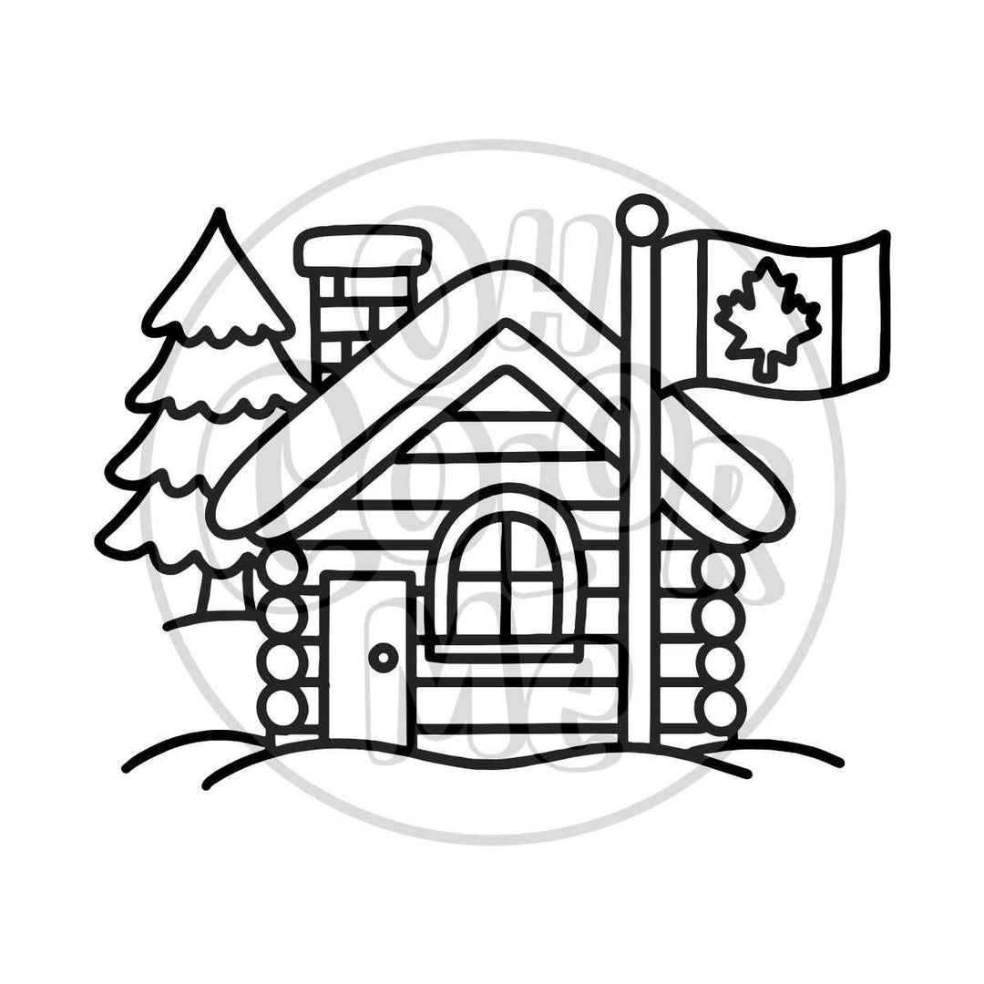 Mini Coloring Book - Canadiana Christmas