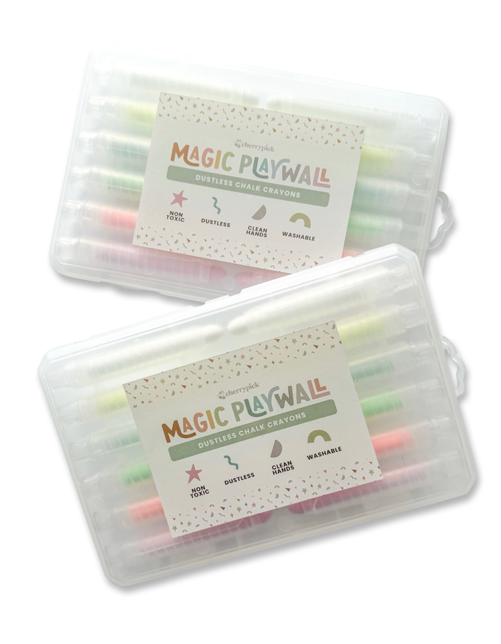 Neon Dustless Chalk Crayons