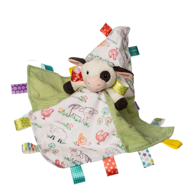 Taggies Buttercup Cow Lovey Blanket