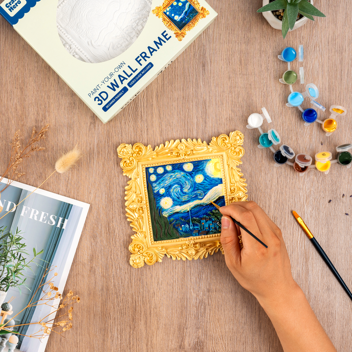Muddies™ 3D Wall Frame Painting Kit — Starry Night