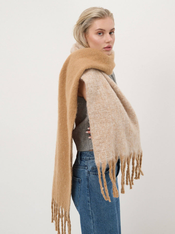 Caramel Fluffy Scarf