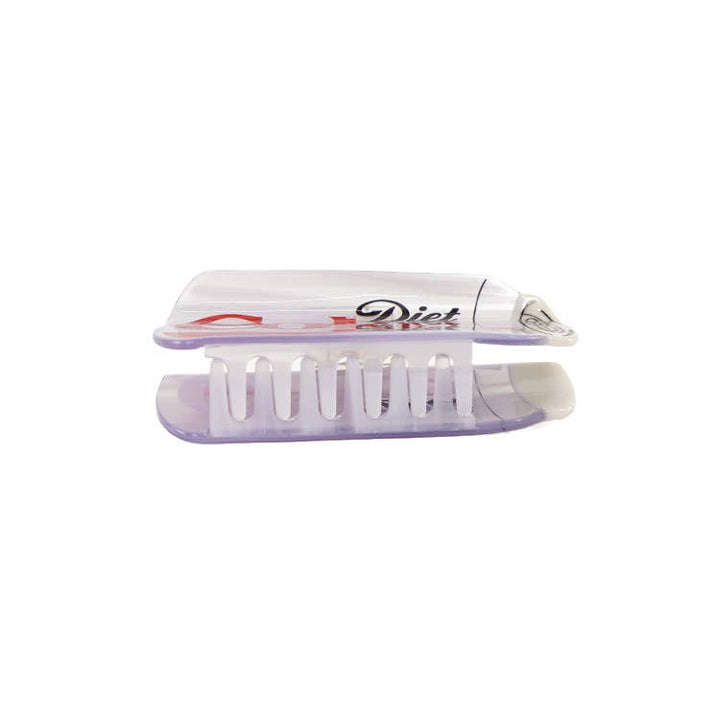 Coke Can Hair Claw Clip: White