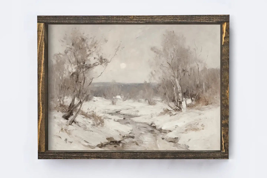 Vintage Winter Print