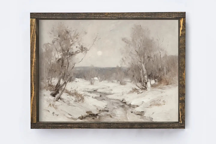 Vintage Winter Print