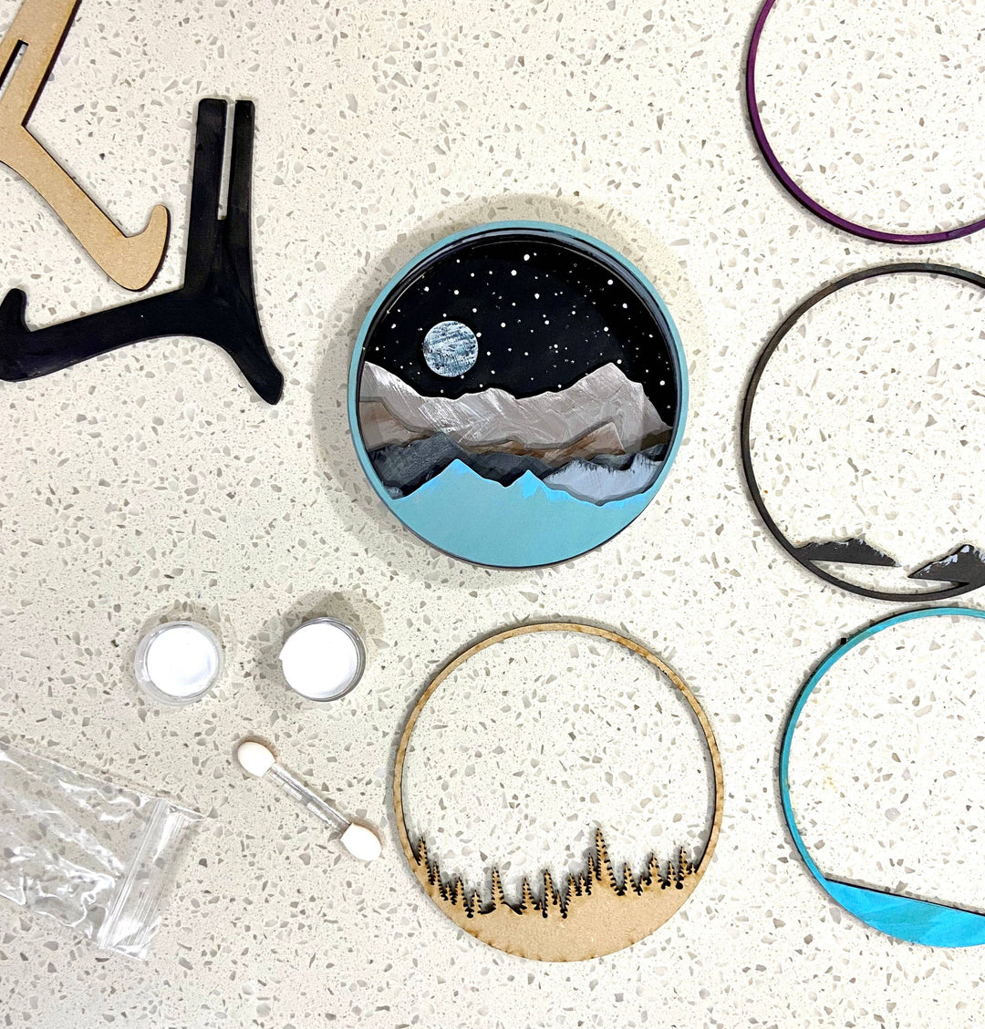 The Rocky Mountains Shadow Box Kit
