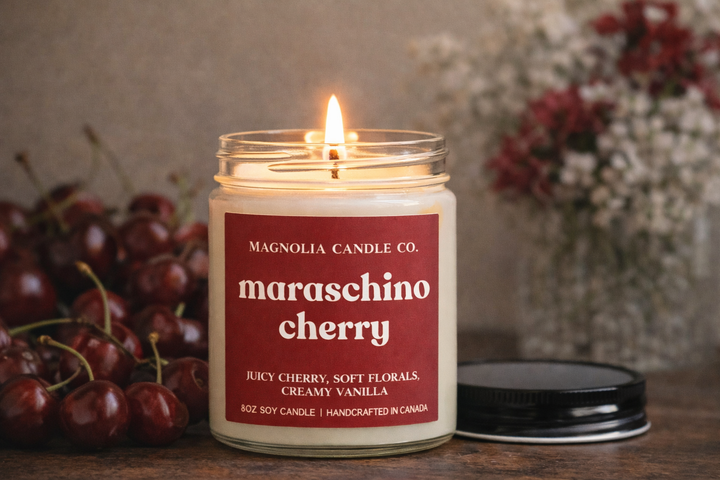 Maraschino Cherry Candle 8oz