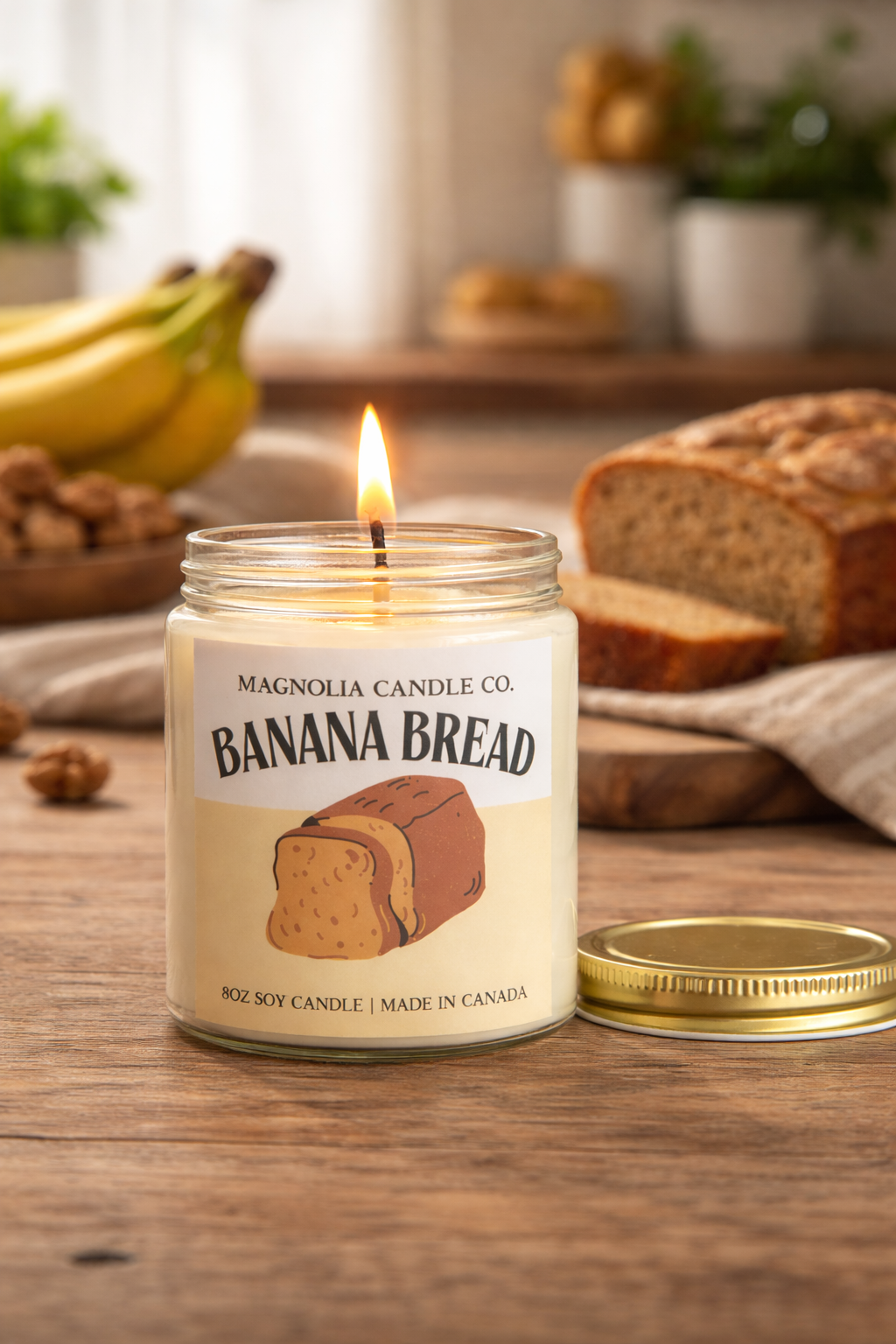 Banana Bread Candle 8oz