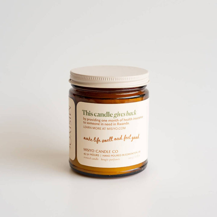 Olive Leaf + Lemon | Canadian Beeswax Candle