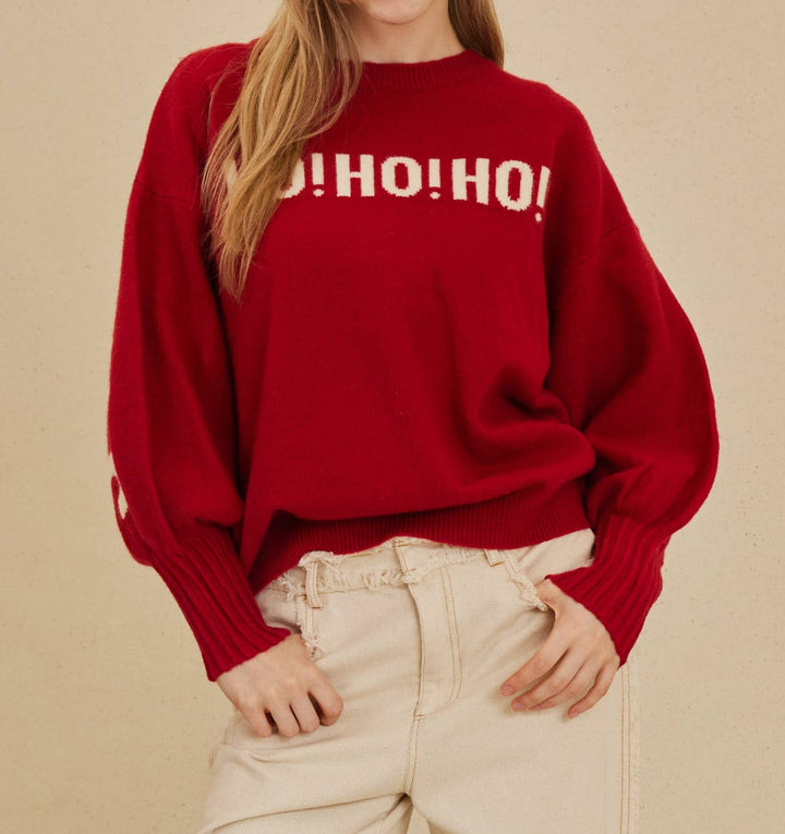 Merry Christmas Sweater - Red