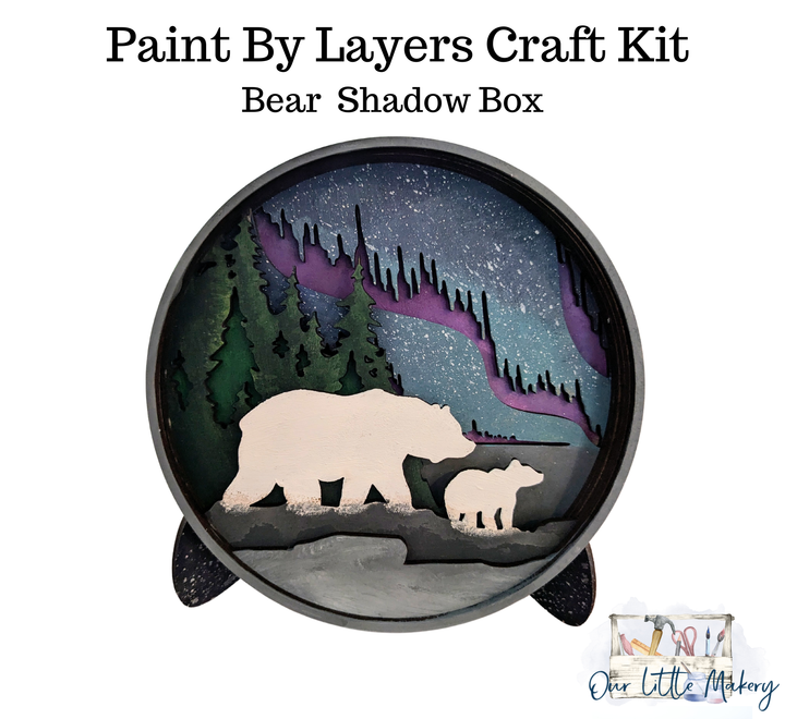 Bear Shadow Box Kit