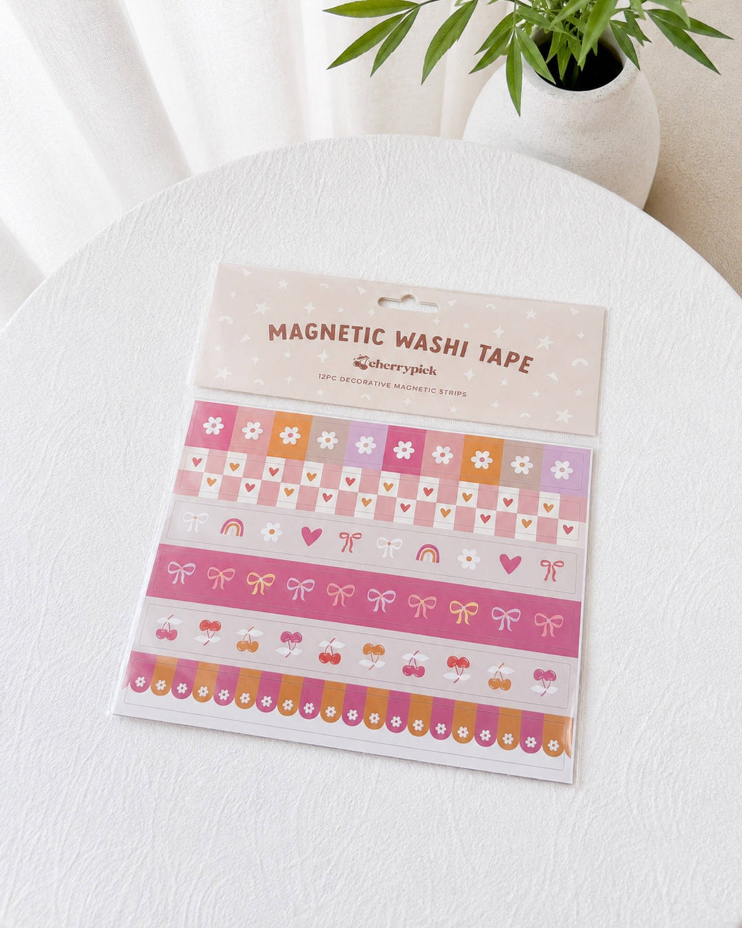 Magnetic Washi Tape: Bows