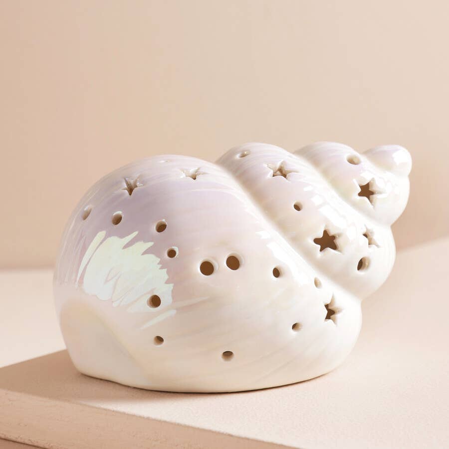 Ceramic LED Conch Shell Light