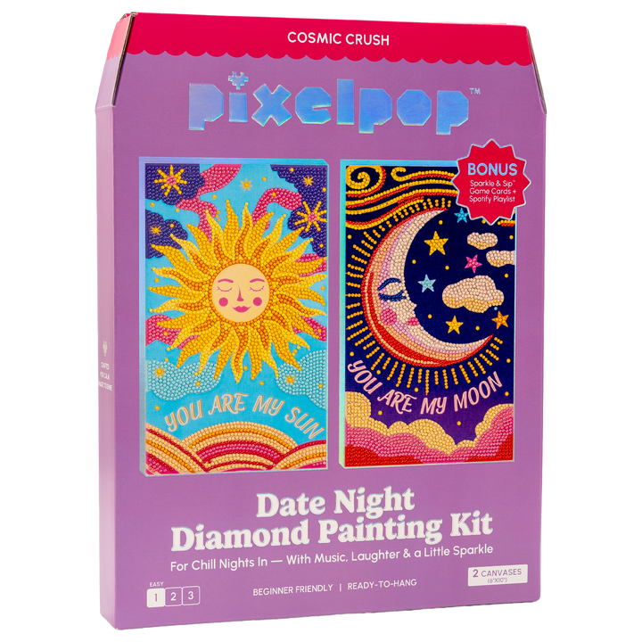 PixelPop™ Diamond Art — Date Night Edition — Cosmic Crush