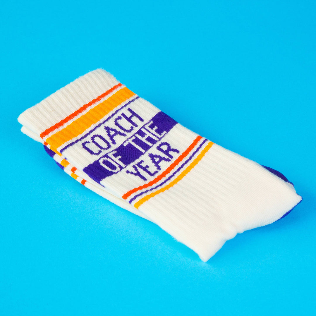 Coach Of The Year Gym Crew Socks