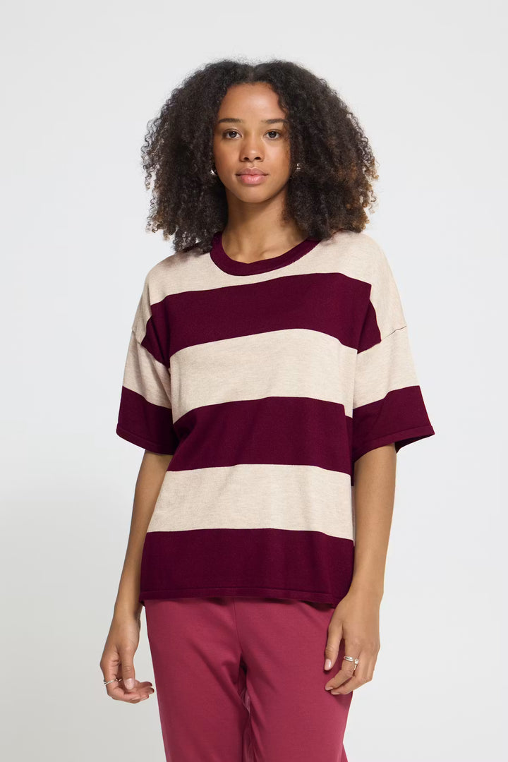 Ihluls Wide Stripe Loose SS