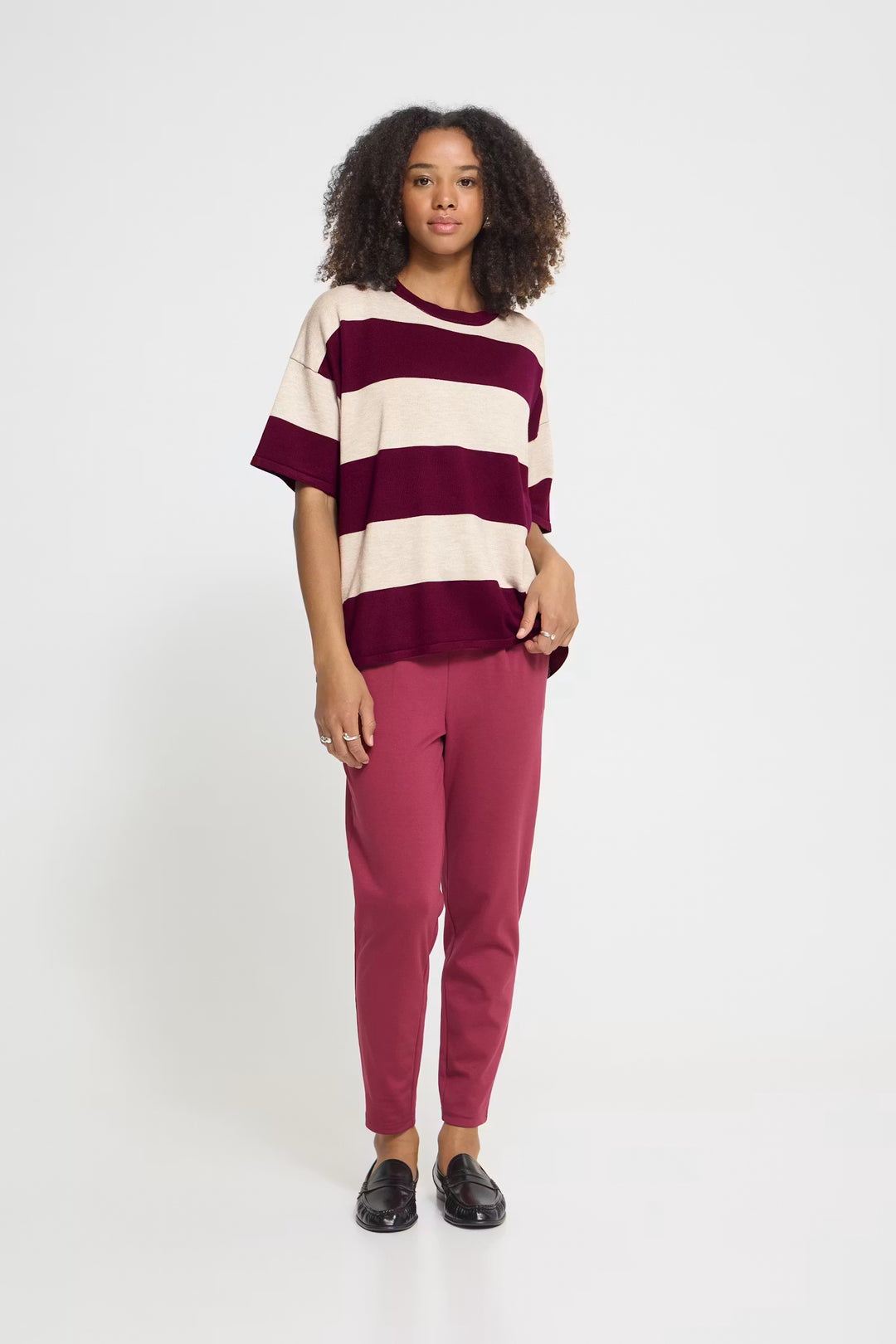 Ihluls Wide Stripe Loose SS