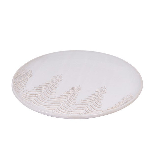 Winter Round Serving Platter