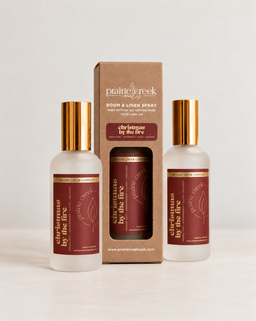 CHRISTMAS BY THE FIRE | NON TOXIC ROOM & LINEN SPRAY | HOLIDAY COLLECTION