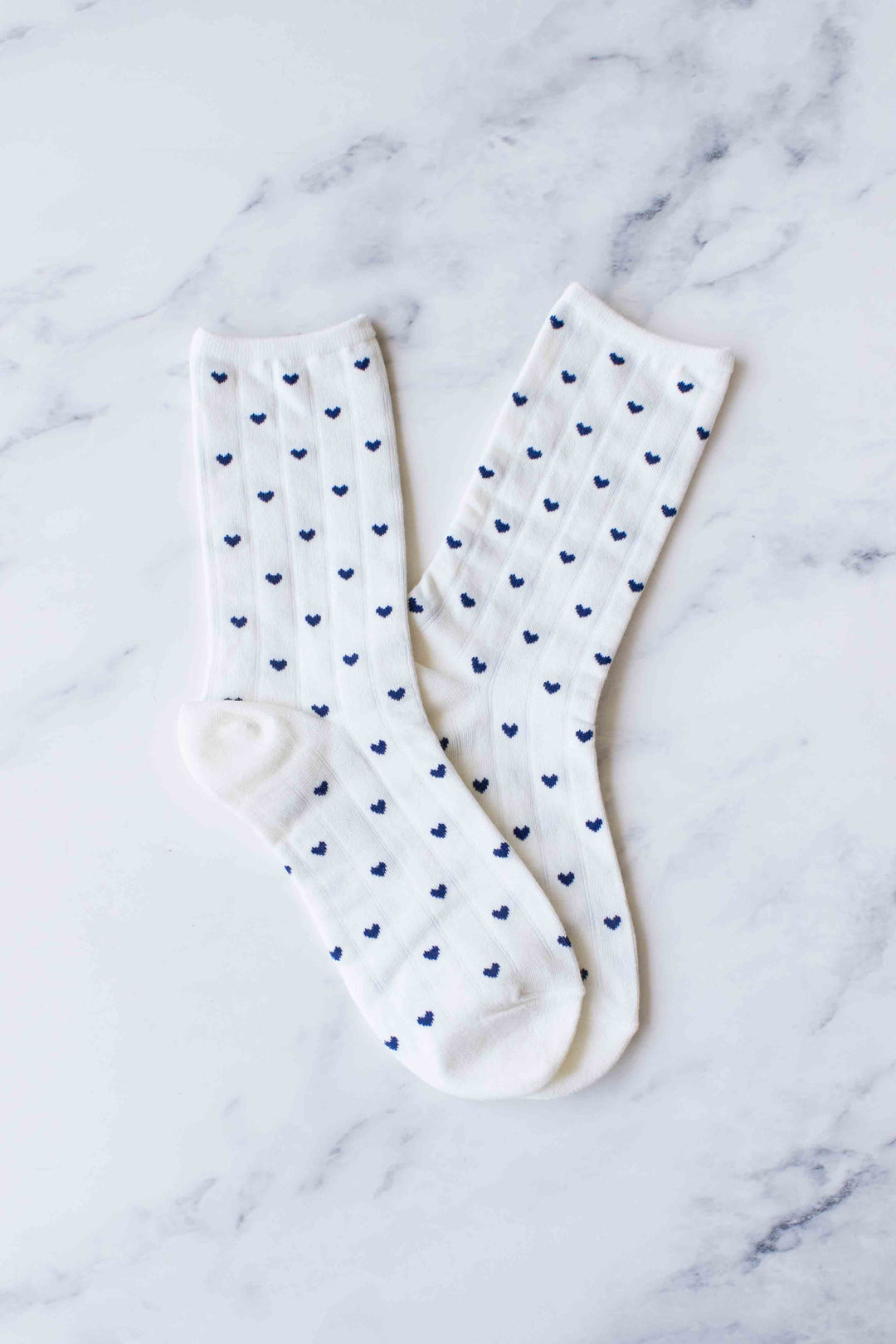 Heart Socks - Rust