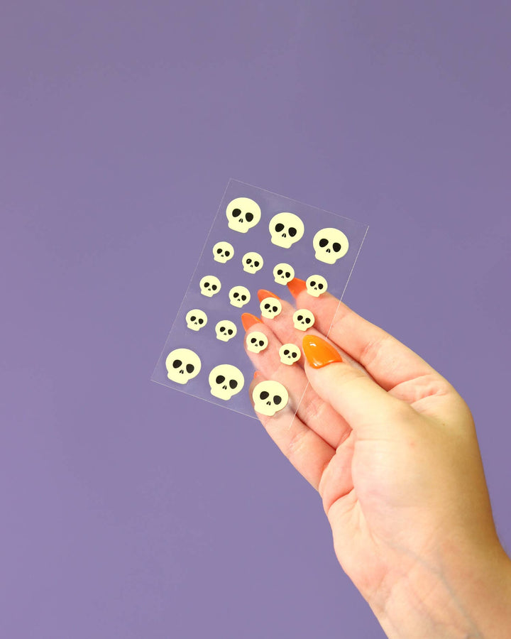 Glow in the Dark Skull Pimple Patches