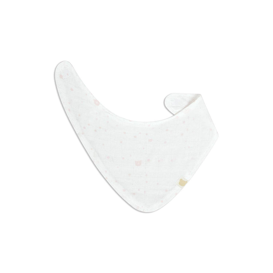 3 Pc Pack Muslin Bandana Bibs One Size- Pink