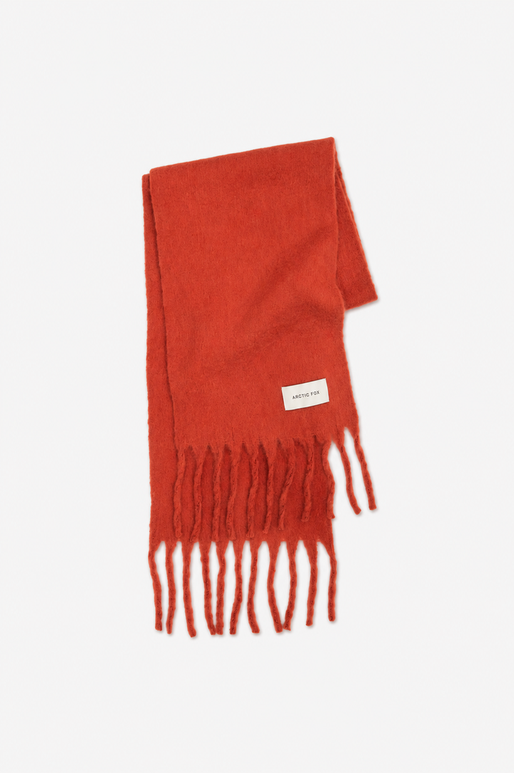 The Reykjavik Scarf - 100% Recycled - Red Earth