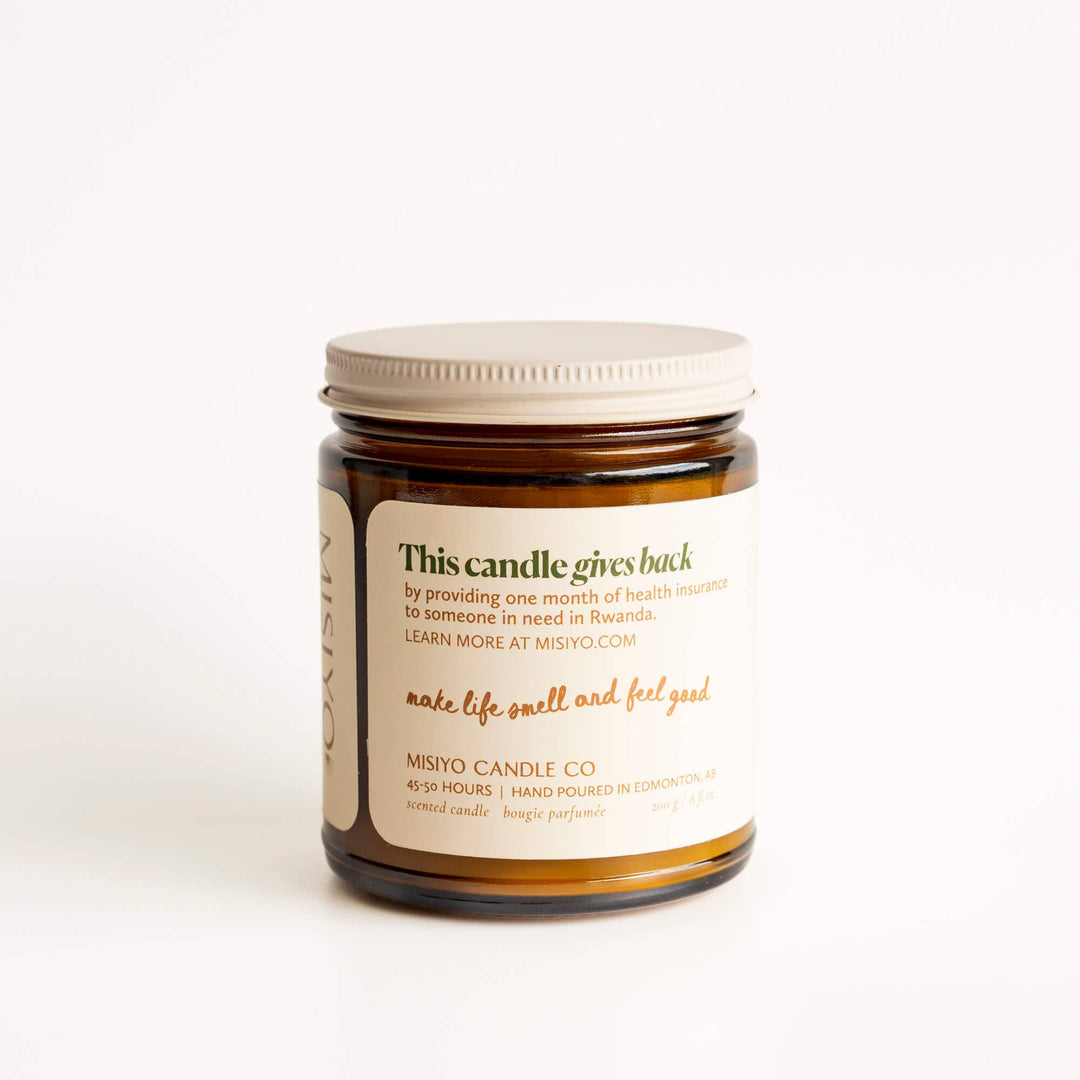 Evergreen + Mistletoe | Canadian Beeswax Candle