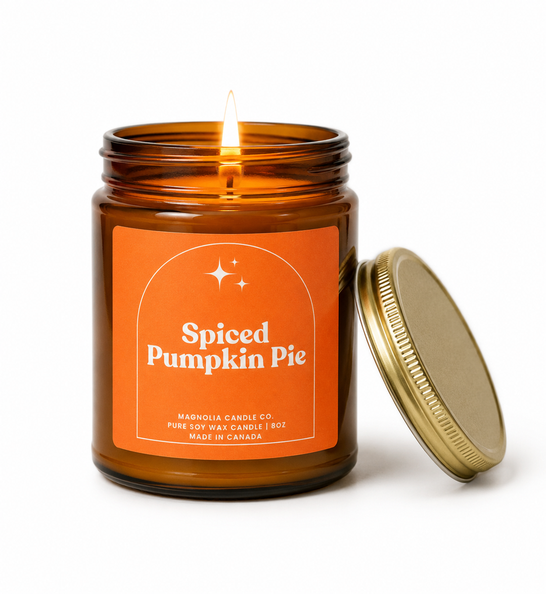 Spiced Pumpkin Pie Candle, 8oz