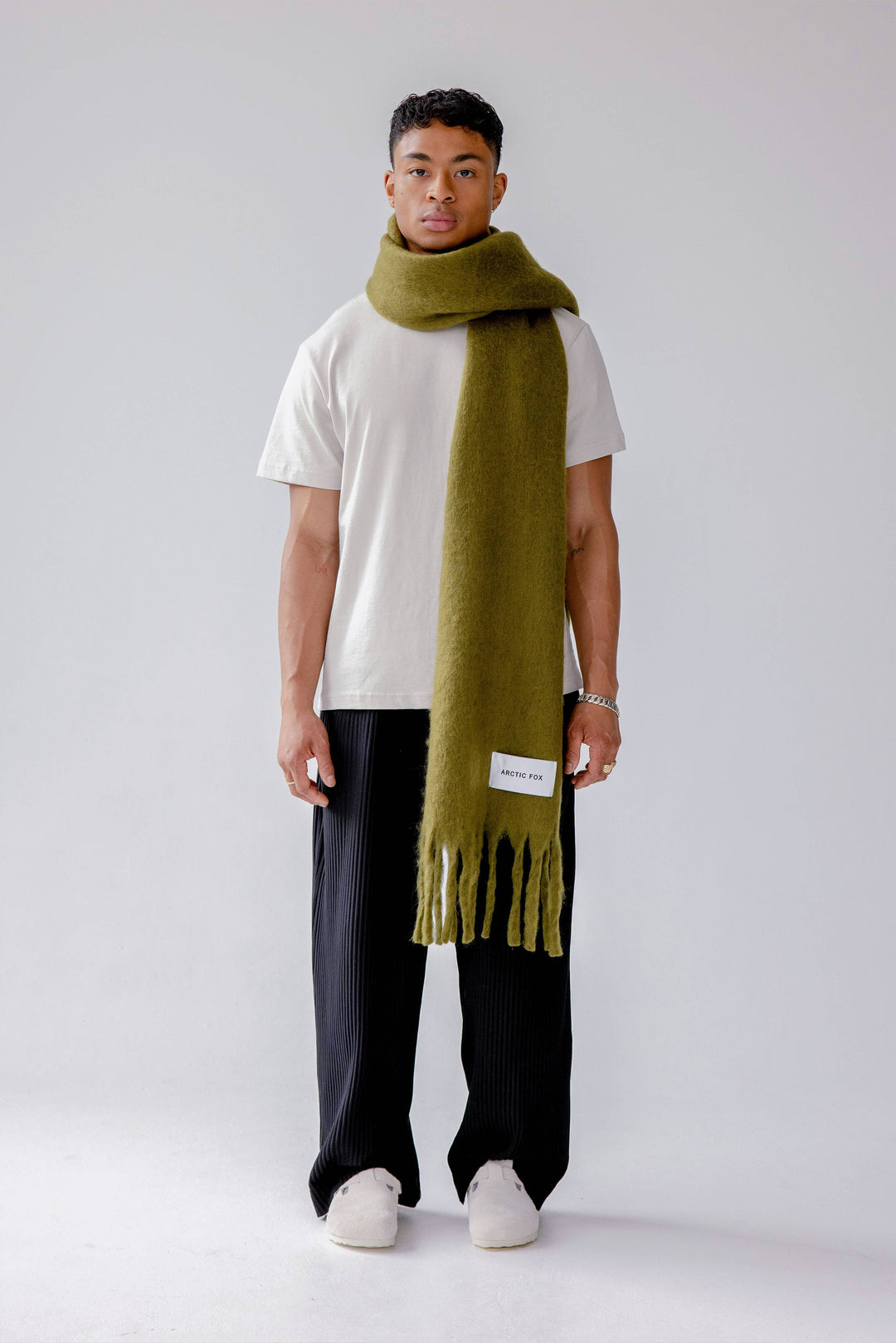 The Reykjavik Scarf - 100% Recycled - Sea Kelp