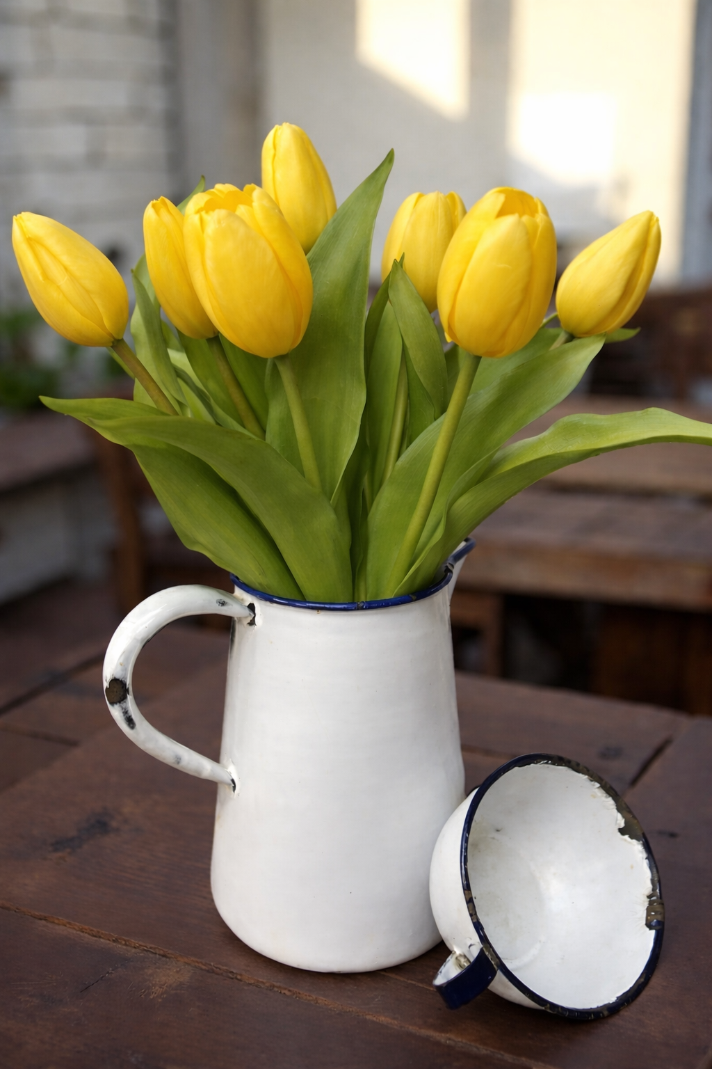 12" Fresh Touch Tulip Bundle - Yellow