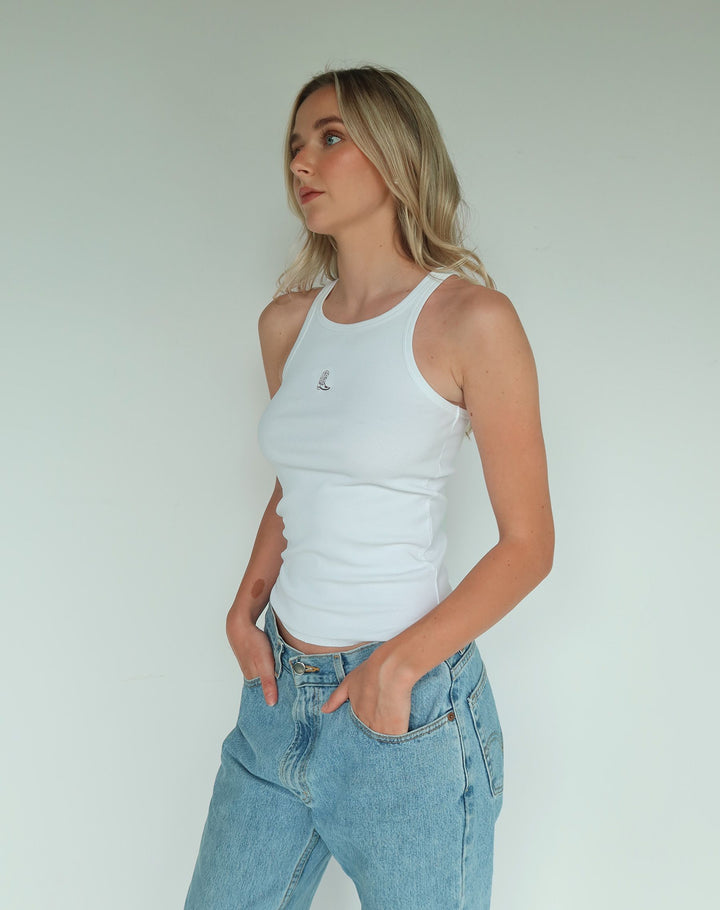 Cowboy Boot Ribbed Tank