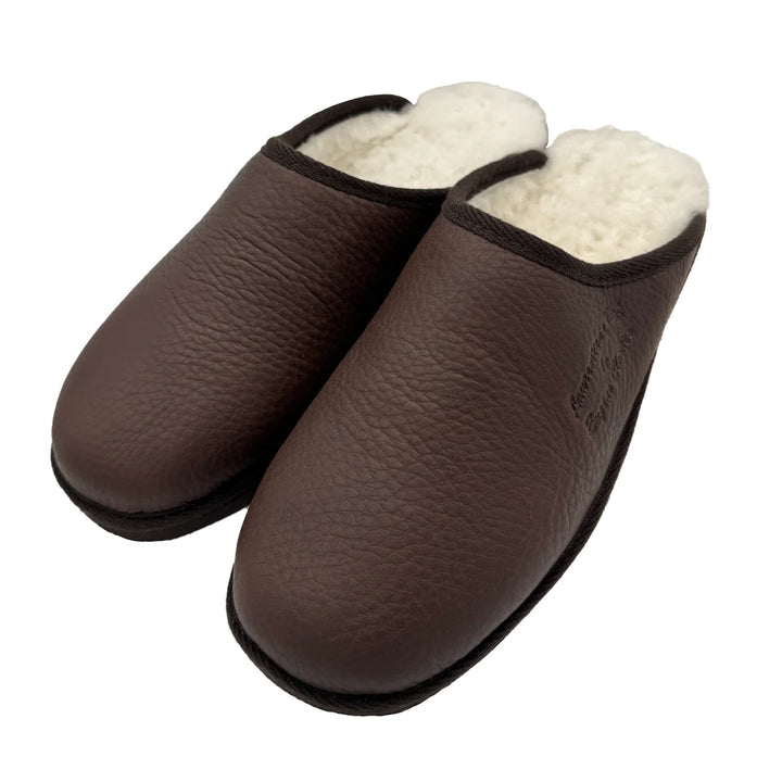 Men's Sheepskin Slip-On Mule Slippers