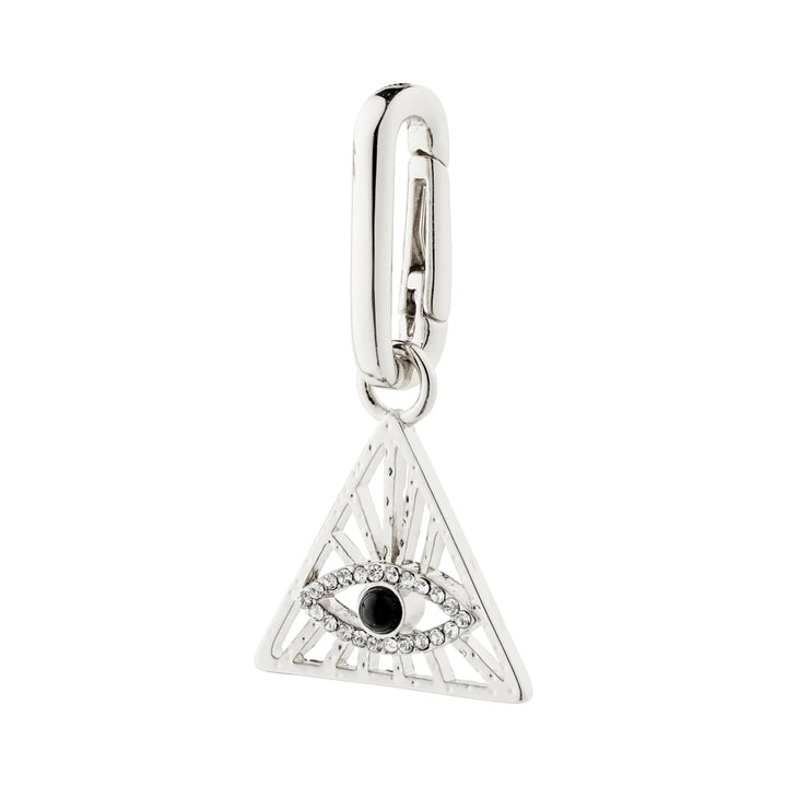 Charm Triangle Pendant - Silver