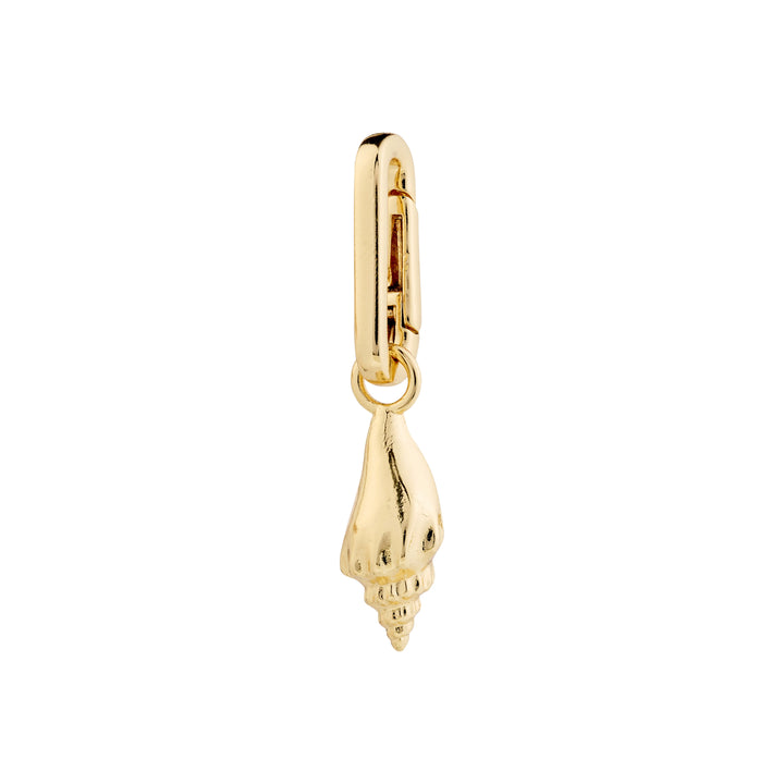 Shell Charm Pendant - Gold