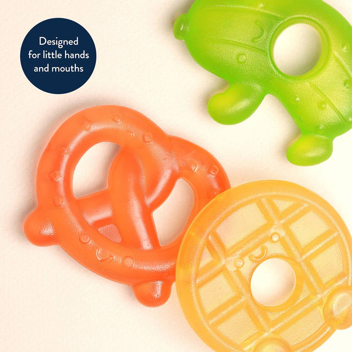 Cutie Coolers™ Water Filled Teethers: Silly Foods