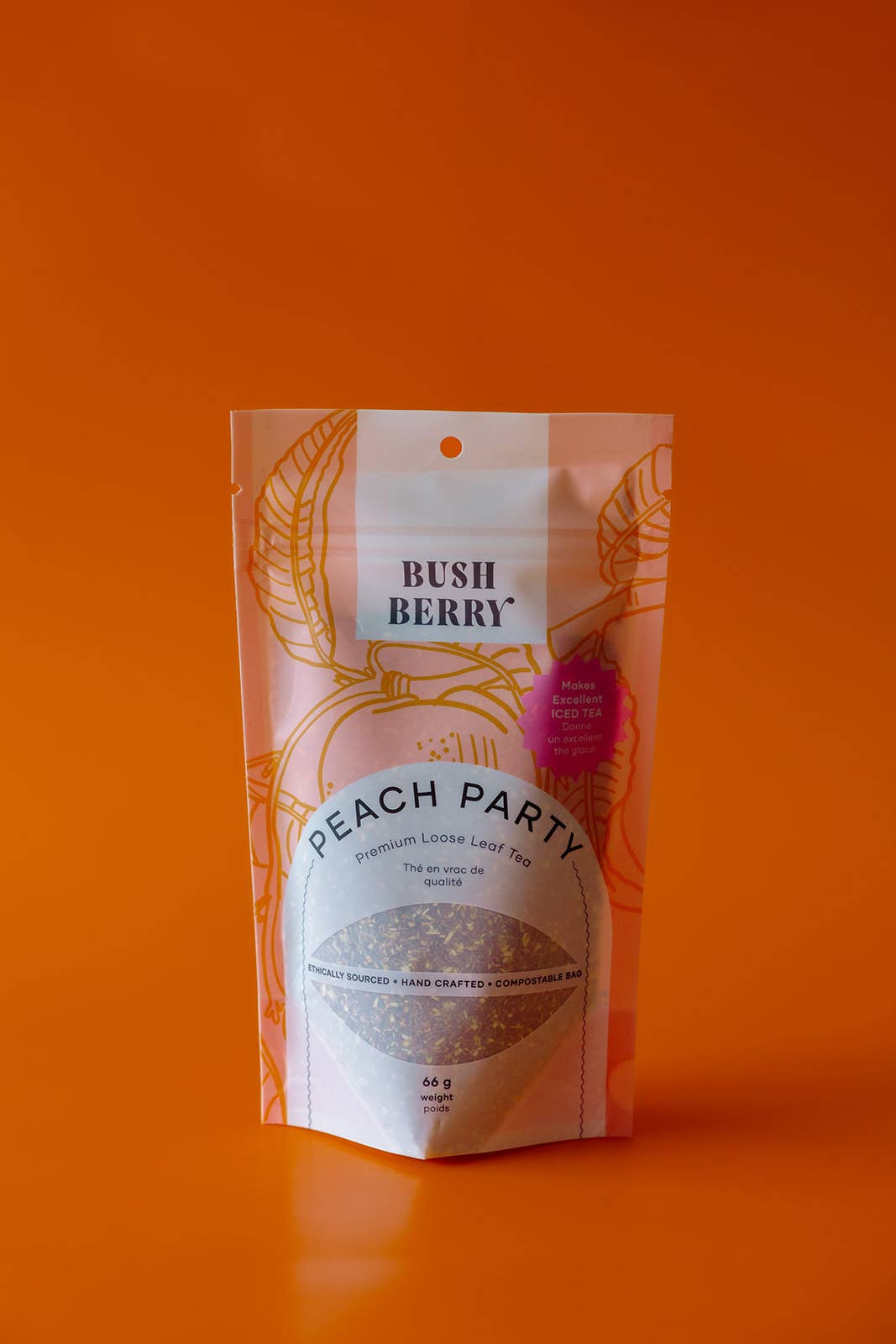 Iced Tea |  Peach Party Loose Leaf Tea