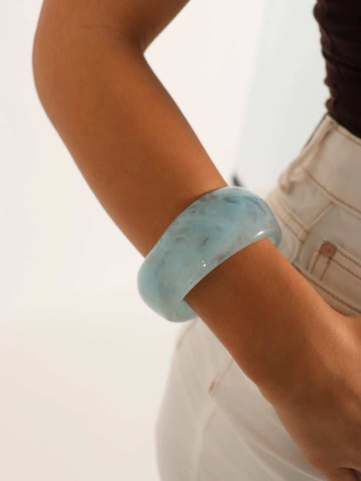 Glacia Cuff Bangle - Ice